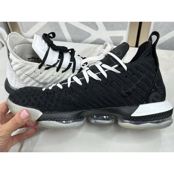 Nike Lebron 16 XVI Men Sz 12 Equality White Black BQ5969- 100 Sneakers Shoes main image 7